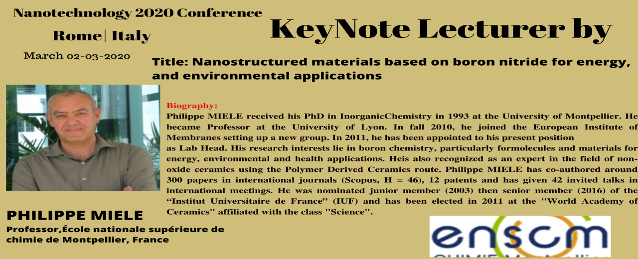 International Conference On Nanotechnology And Nanomaterials	